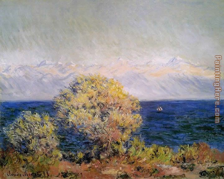 Claude Monet At Cap d'Antibes Mistral Wind